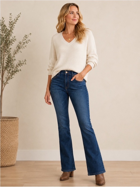 Democracy Denim - DEMOCRACY AB SOLUTION BOOT CUT MEDIUM WASH DENIM JEANS 8